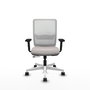 PIQUERAS Y CRESPO Silla de oficina Haches Blanco con mecanismo Sincro/Traslack