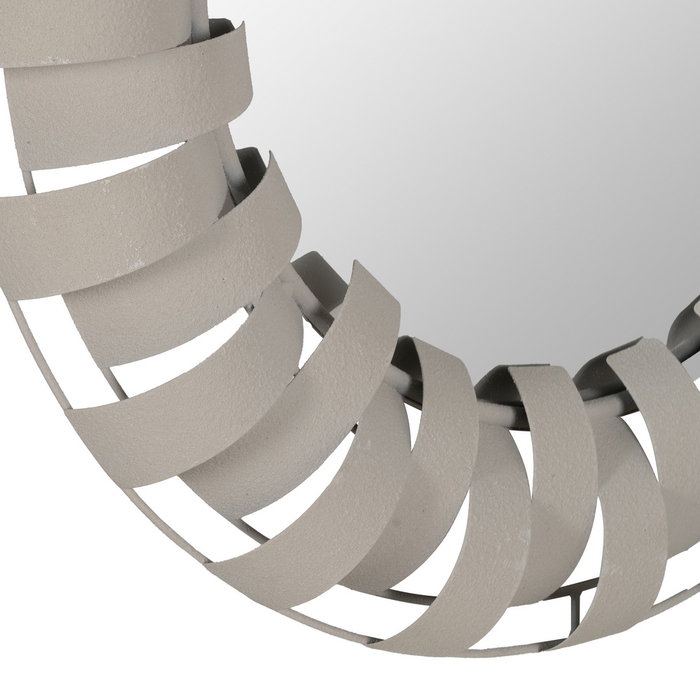 Espejo Blanco Metal Decoración 66,50 X 6 X 66,50 cm