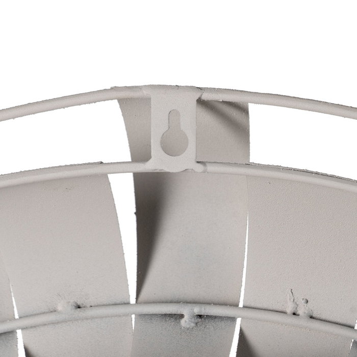 Espejo Blanco Metal Decoración 66,50 X 6 X 66,50 cm