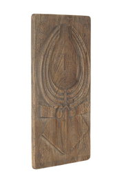 DKD Home Decor Escultura de pared NAGA en madera reciclada y mango, Natural