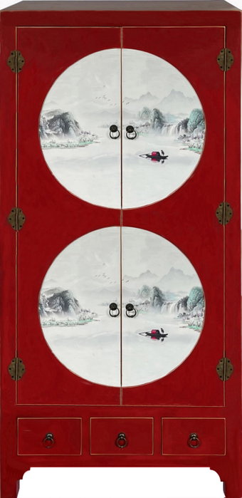 DKD Home Decor Armario Blanco 85.5 x 50.5 x 186.2 cm