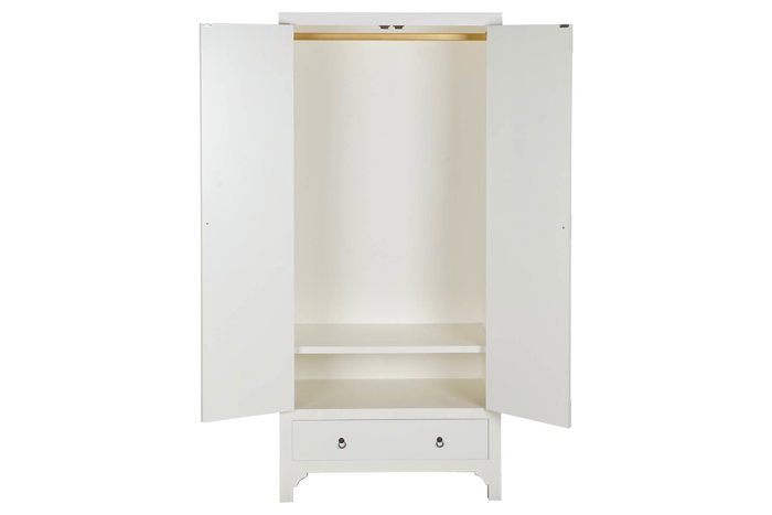DKD Home Decor Armario Blanco 85.5 x 50.5 x 186.2 cm DKD Home Decor Armario Blanco 85.5 x 50.5 x 186.2 cm