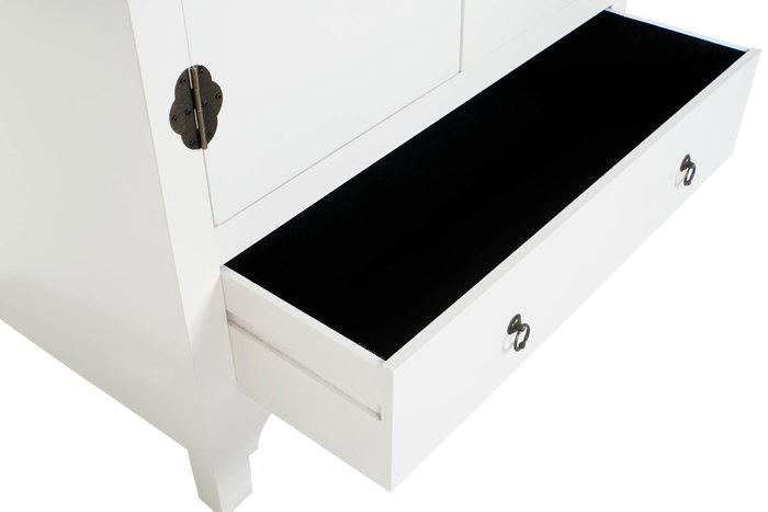DKD Home Decor Armario Blanco 85.5 x 50.5 x 186.2 cm DKD Home Decor Armario Blanco 85.5 x 50.5 x 186.2 cm