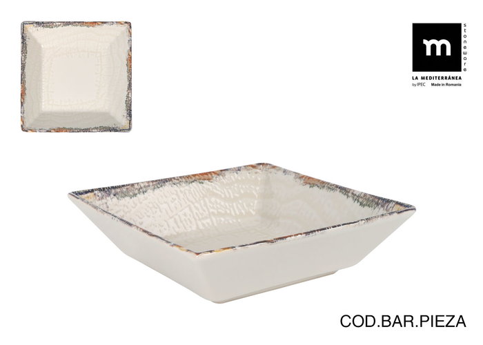 La Mediterranea Bol Albus Elite Brillo 18 x 18 cm (24 Unidades) La Mediterranea Bol Albus Elite Brillo 18 x 18 cm (24 Unidades)