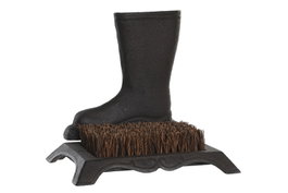 DKD Home Decor Felpudo de Hierro Colado Marrón Oscuro