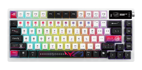 Asus Teclado Gaming ROG Azoth X 90MP044F-BKUA30 USB RF Wireless Bluetooth Negro Blanco Asus Teclado Gaming ROG Azoth X 90MP044F-BKUA30 USB RF Wireless Bluetooth Negro Blanco