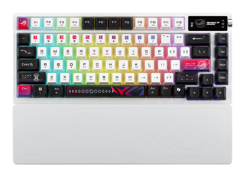 Asus Teclado Gaming ROG Azoth X 90MP044F-BKUA30 USB RF Wireless Bluetooth Negro Blanco Asus Teclado Gaming ROG Azoth X 90MP044F-BKUA30 USB RF Wireless Bluetooth Negro Blanco