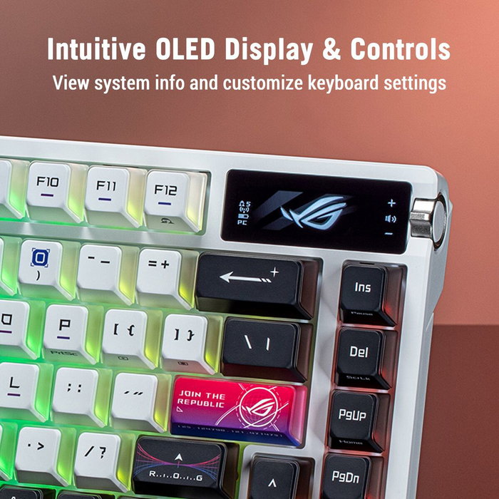 Asus ROG Azoth X Teclado Gaming 75% con Interruptores NX V2 y Conectividad Trimodo
