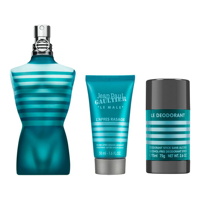 Jean Paul Gaultier LE MALE Estuche Eau de Toilette 125ml + After Shave 50ml + Desodorante 75gr Hombre 3 pz