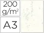 Michel Cartulina DIN A3 Marmoleada 200 gr Crema Claro Paquete 100 Hojas