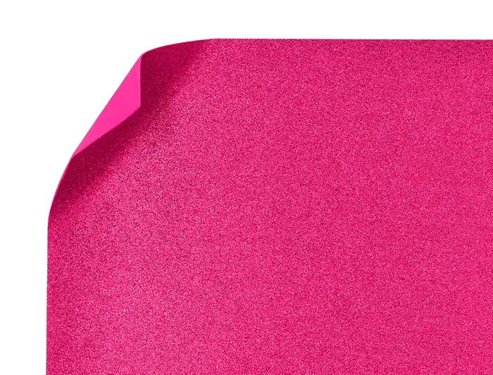 Liderpapel Goma eva con purpurina biodegradable 50x70cm rosa espesor 2 mm