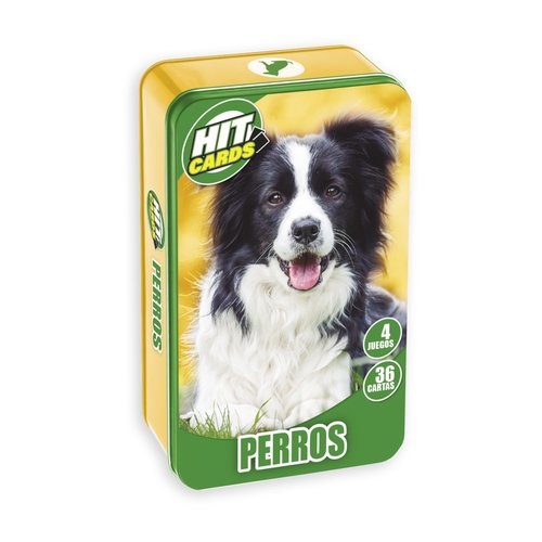 Juego Imagiland Hit Cards Caja Metalica Perros Juego Imagiland Hit Cards Caja Metalica Perros