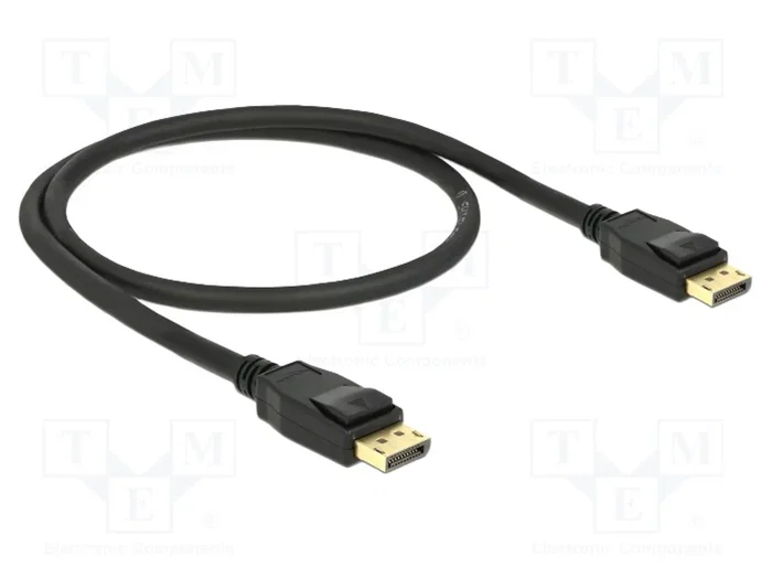DeLOCK Cable DisplayPort 1.2a 4K 60 Hz 0,5 m DeLOCK Cable DisplayPort 1.2a 4K 60 Hz 0,5 m