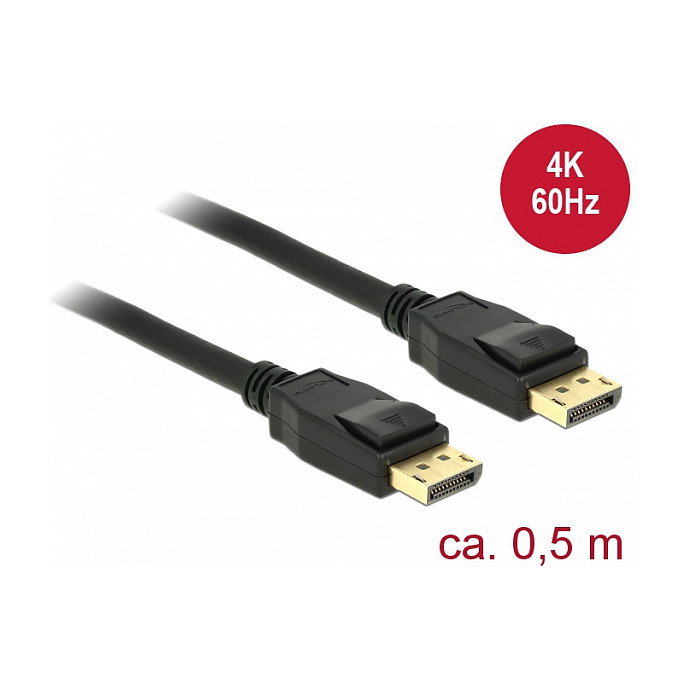 DeLOCK Cable DisplayPort 1.2a 4K 0,5 m 85506