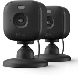 Amazon Blink Mini 2K+ Pack de 2 Cámaras de Seguridad Interior