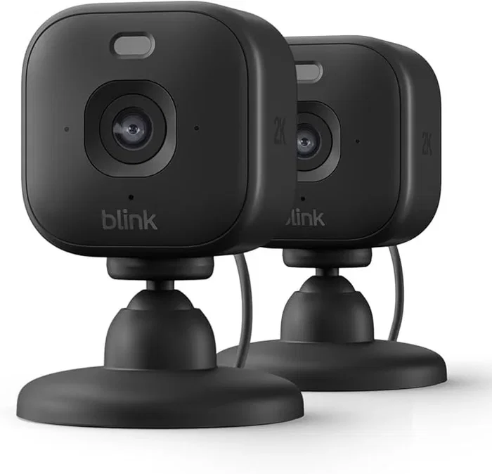 Amazon Blink Mini 2K+ Pack de 2 Cámaras de Seguridad Interior Amazon Blink Mini 2K+ Pack de 2 Cámaras de Seguridad Interior