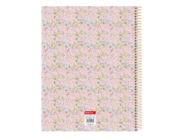 Safta Cuaderno espiral A4 120 hojas cuadriculado 5 mm tapa forrada