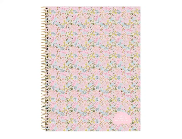 Safta Cuaderno espiral A4 120 hojas cuadriculado 5 mm tapa forrada