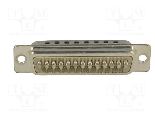 HARTING Conector D-Sub macho de 25 pines para transferencia de datos HARTING Conector D-Sub macho de 25 pines para transferencia de datos