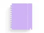 Carchivo Ingeniox Cuaderno A5 80 Hojas Cuadriculado Malva Pastel Tapa Foam