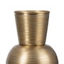 Jarrón Oro Viejo Metal Decoración 20,30 X 20,30 X 41,90 cm