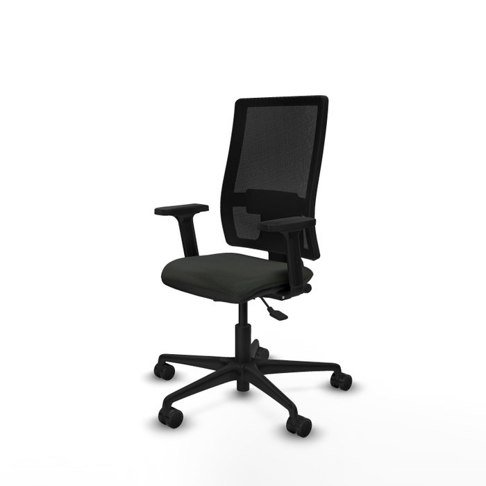 PIQUERAS Y CRESPO Silla de oficina Bormate Negro