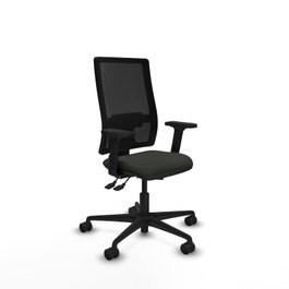 PIQUERAS Y CRESPO Silla de oficina Bormate Negro