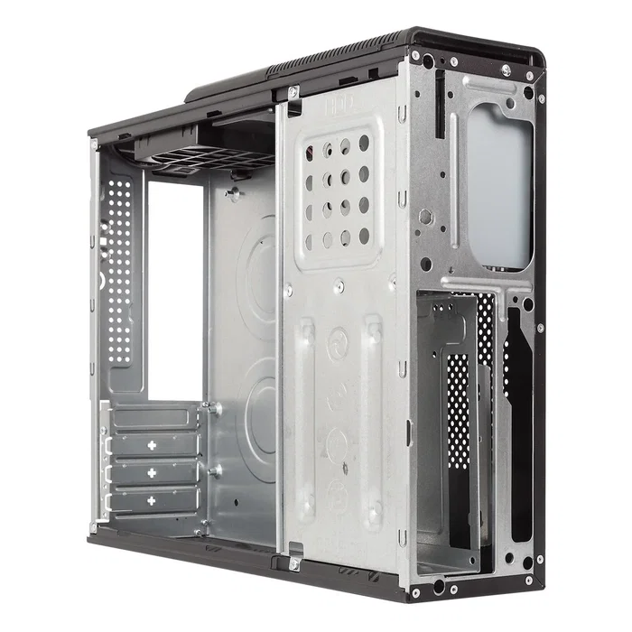 Unykach Torre UK 2010SE micro-ATX/mini-ITX Negra para PC, con Fuente SFX 450W Incluida, USB Type-C 3.1 Gen2, Filtro Antipolvo, Soporte Vertical/Horizontal - Modelo 52103