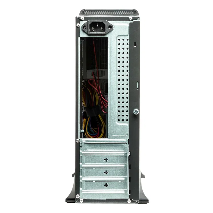 Unykach Torre UK 2010SE micro-ATX/mini-ITX Negra para PC, con Fuente SFX 450W Incluida, USB Type-C 3.1 Gen2, Filtro Antipolvo, Soporte Vertical/Horizontal - Modelo 52103