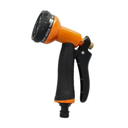 SATURNIA Pistola de Riego para Manguera Metal Soft-Touch 10 Posiciones