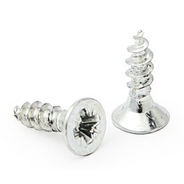 UCAFIX Tornillo Rosca Madera Cabeza Plana Pozidriv Zincado DIN 7505-A Largo 35mm Diámetro 3mm (Set 1000 unidades)