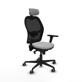 PIQUERAS Y CRESPO Silla de oficina Jorquera Gris claro/Negro