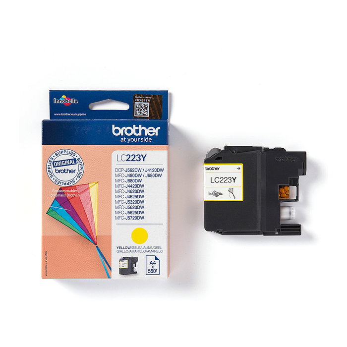 Brother LC223Y Cartucho de Tinta Amarillo