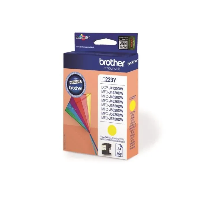 Brother LC223Y Cartucho de Tinta Amarillo