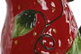 DKD Home Decor Jarra Gres Rojo Fresa 15 x 22 x 23 cm Apto Microondas Lavavajillas