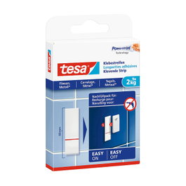 Tesa Cinta adhesiva para azulejos y metal hasta 2 kg, 9 unidades