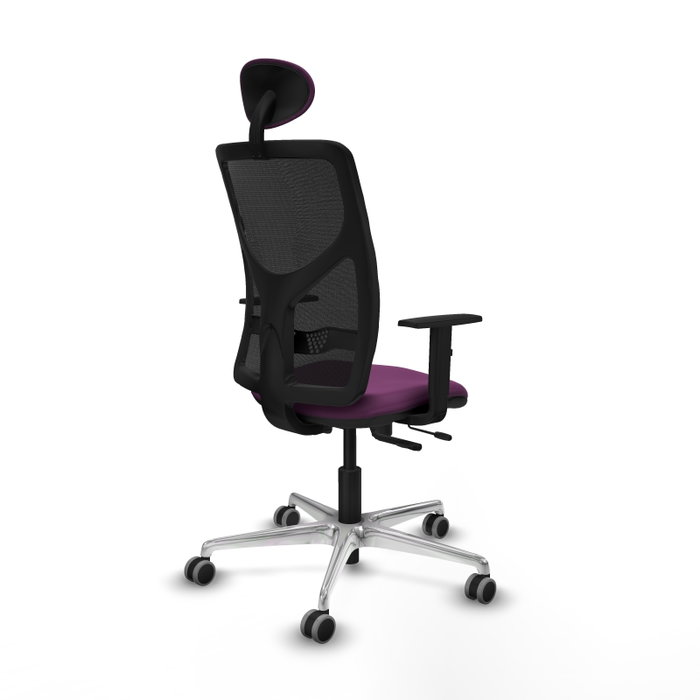 PIQUERAS Y CRESPO Silla de oficina Motilla con mecanismo Sincro/Traslack Morado y Negro PIQUERAS Y CRESPO Silla de oficina Motilla con mecanismo Sincro/Traslack Morado y Negro