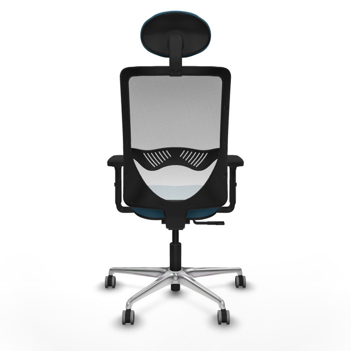 PIQUERAS Y CRESPO Silla de oficina Zulema Verde petróleo y Blanco PIQUERAS Y CRESPO Silla de oficina Zulema Verde petróleo y Blanco