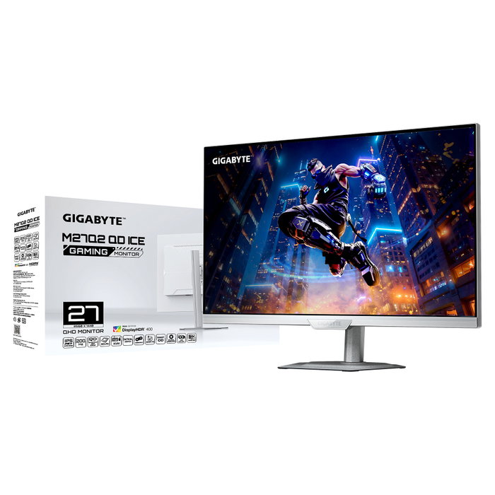 Gigabyte M27Q2 QD ICE Monitor Gaming 27 pulg QHD Blanco