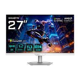 Gigabyte M27Q2 QD ICE Monitor Gaming 27 pulgadas QHD 210Hz Blanco