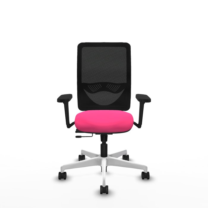 PIQUERAS Y CRESPO Silla de oficina Zulema Rosa y Negro