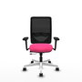 PIQUERAS Y CRESPO Silla de oficina Zulema Rosa y Negro