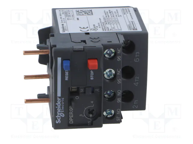 Schneider Electric Relé Térmico 2,5÷4A NC + NO Schneider Electric Relé Térmico 2,5÷4A NC + NO