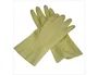 Blanca Guantes de latex satinados con relieve antideslizante sin polvo para talla grande