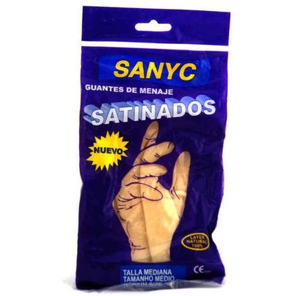 Blanca Guantes de látex satinados con relieve antideslizante sin polvo talla grande Blanca Guantes de látex satinados con relieve antideslizante sin polvo talla grande
