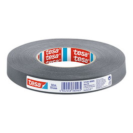Tesa Cinta de tela 19 mm x 50 m gris