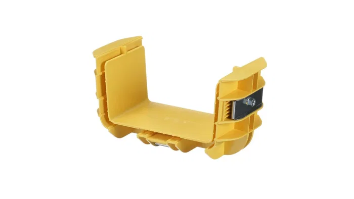 Panduit FRBC6X4LYL Accesorio para Canaleta de Cable, Amarillo, ABS y PC, Certificación RoHS, 111.8 mm