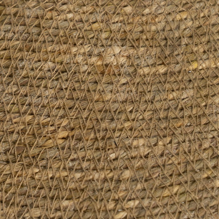 Lámpara Techo Beige Fibra Natural 50 X 50 X 16 cm Lámpara Techo Beige Fibra Natural 50 X 50 X 16 cm