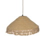 Lámpara Techo Beige Fibra Natural 50 X 50 X 16 cm