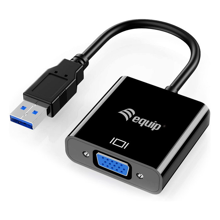 Equip Adaptador USB 3.0 a VGA HD15 1920x1080/60Hz
